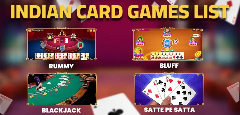 List of Card Games in India - Teen Patti, Patti Win, and More